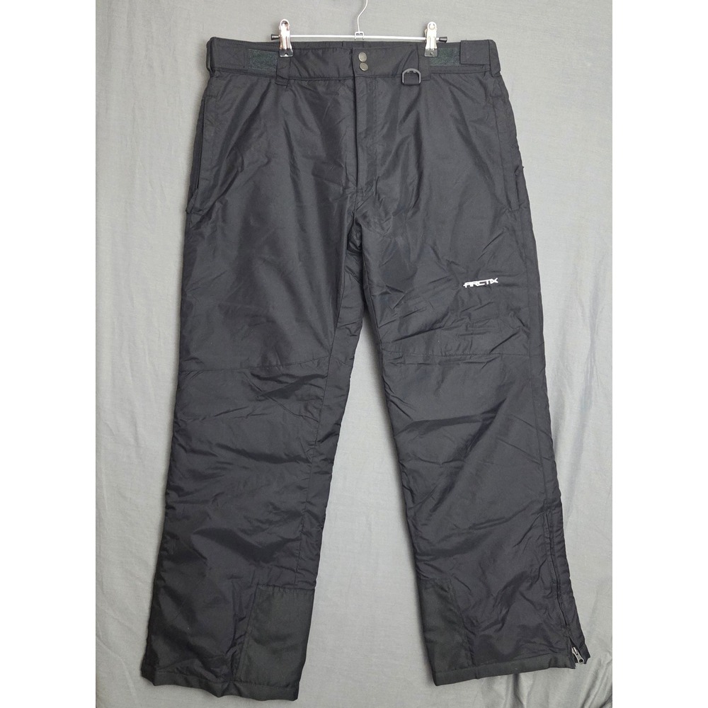 Arctix Mens Cargo Snow Pants Black Insulated Ski Snowboard BV1900 Large